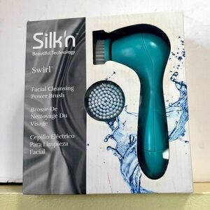 Silk'n NEW Swirl Facial Cleansing Power Brush Device Skincare Tiffany Blue Box